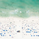 Aerial photo of a Miami beach